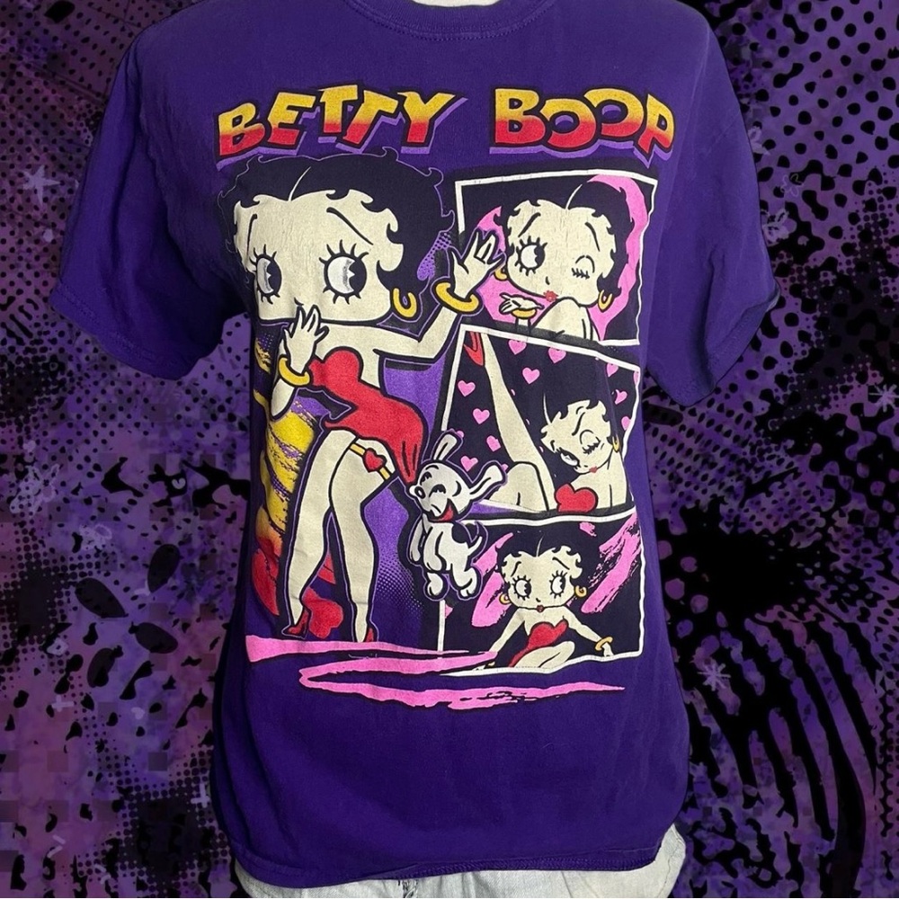 Betty Boop Purple graphic Tee